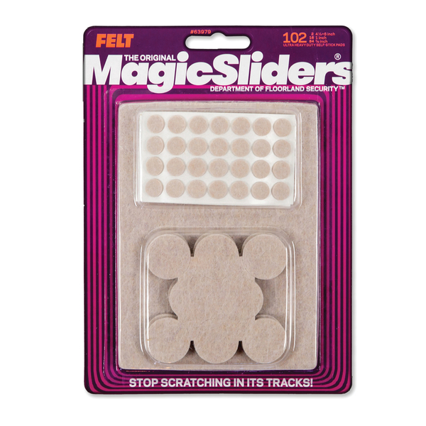 Magic Sliders PAD FELT AST OAT102PK 63979